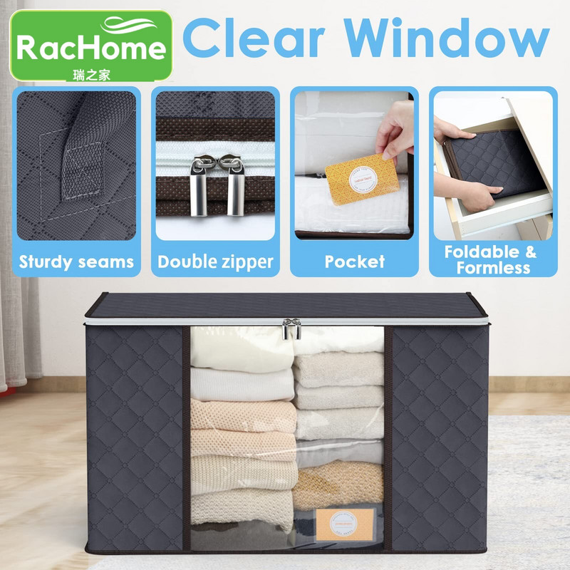 Ruhák Takarított Szervező Ruhásszekrény Rendezés Bőrönd tasak 6 db Takarók Tárolótáska Utazási tárolótáska szett Utazási szervezőtáska