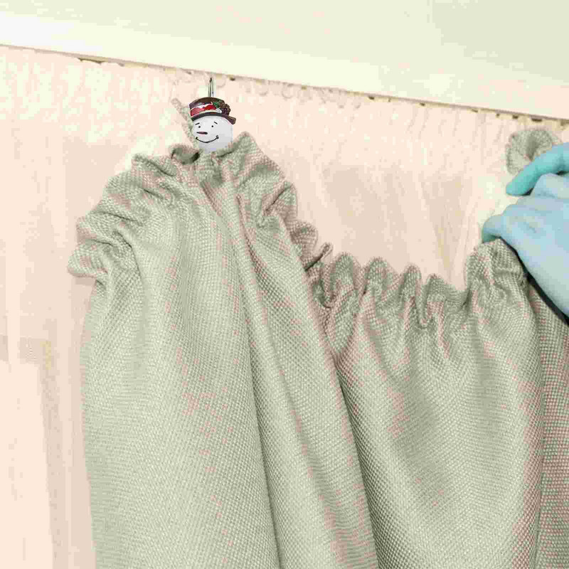 Függöny akasztó zuhany akasztók Hóember Fürdőszoba Karácsonyi zár Gördülő függöny