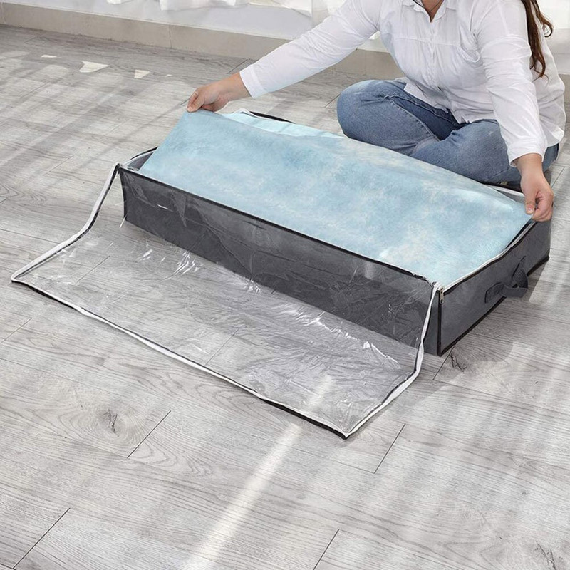 Apģērbu glabāšanas soma Saliekama sega sega Šķirošanas maisi Putekļu necaurlaidīgs skapis Zem gultas Uzglabāšana Mitrumizturīgs organizators