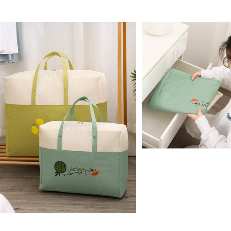 Egyszerű stílusú paplan tároló táska óvodai paplan csomagoló táska mozgó műtárgy Oxford szövetből készült táska puha tárolódoboz