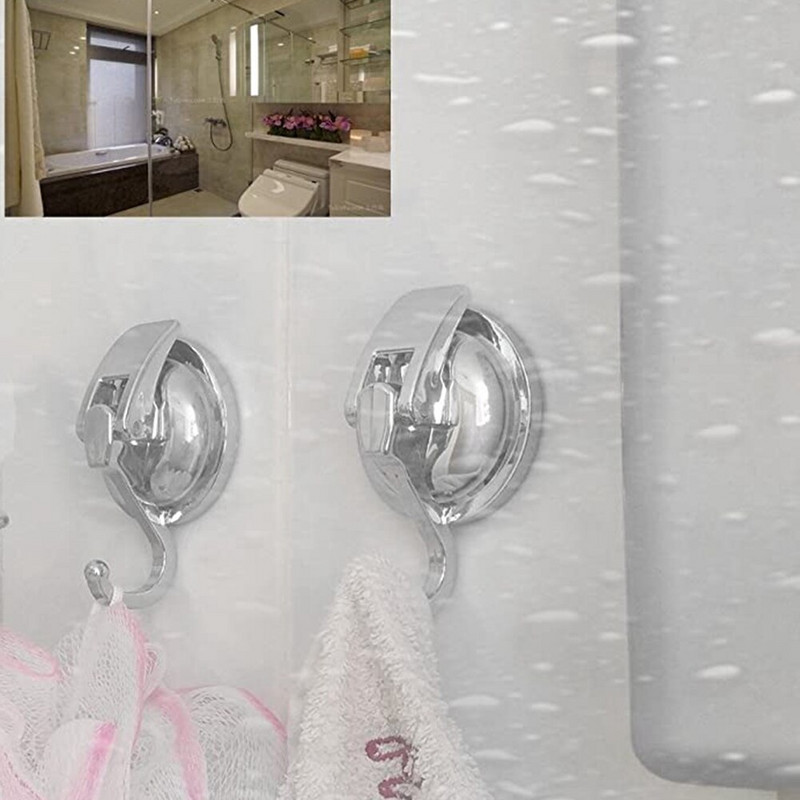 4 vnt. kabliukai, tvirti lipnūs durų sieniniai pakabos kabliukai, siurbiami, didelės apkrovos stovo puodelių siurblys virtuvės vonios kambariui