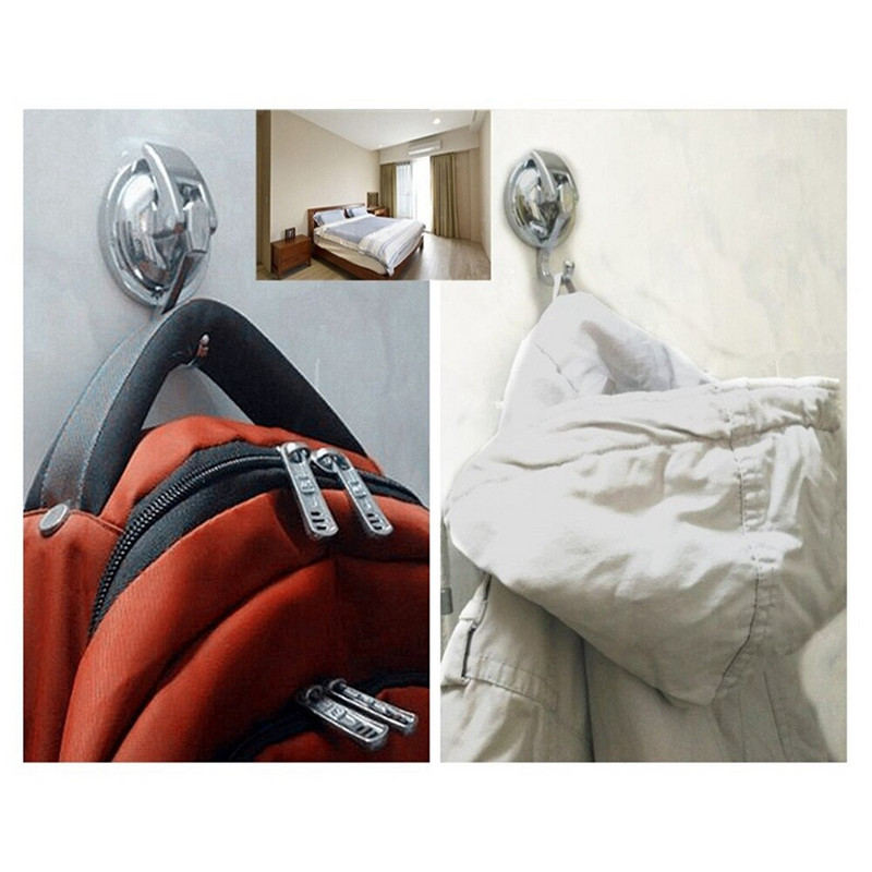 4 vnt. kabliukai, tvirti lipnūs durų sieniniai pakabos kabliukai, siurbiami, didelės apkrovos stovo puodelių siurblys virtuvės vonios kambariui