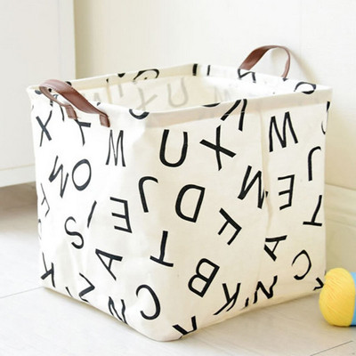 Recipiente din țesătură pentru depozitare Geantă de depozitare murdară Rufe haine Găleți de baie Cutie pliabilă Etichete pentru sertar pentru haine pentru bebeluși