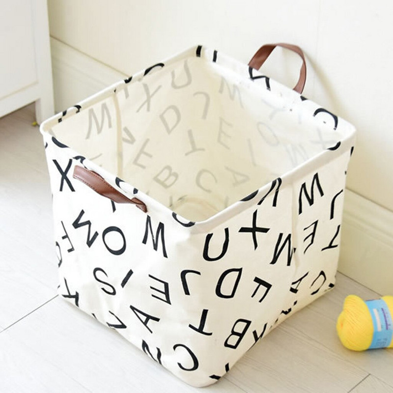 Recipiente din țesătură pentru depozitare Geantă de depozitare murdară Rufe haine Găleți de baie Cutie pliabilă Etichete pentru sertar pentru haine pentru bebeluși
