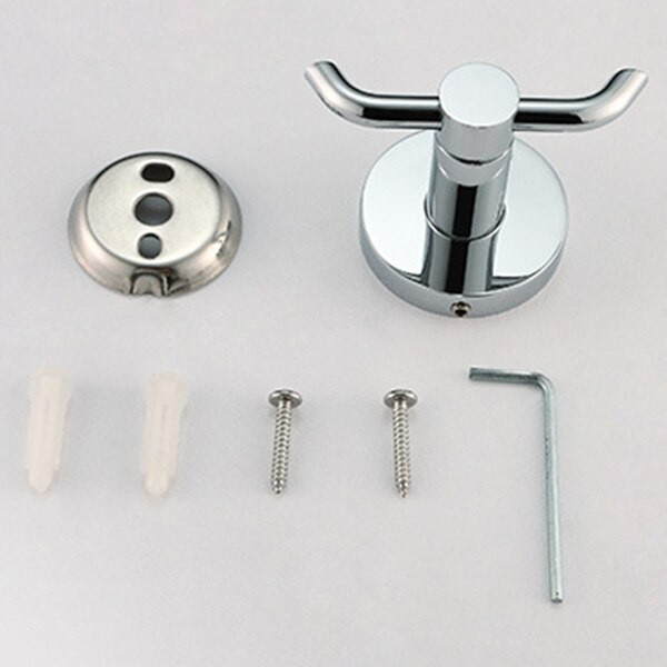 2 bucăți cârlige suport pentru prosoape din oțel inoxidabil alamă ușă cromată halat de baie 2 cârlige pălărie umeraș pentru ușă de perete crom