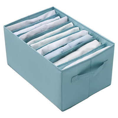 7/9 Gride Compartiment pentru haine Cutie de depozitare Sertar Cutie de separare plasă de stivuire Pantaloni Despărțitor de sertar Cutie de spălat Organizator de acasă