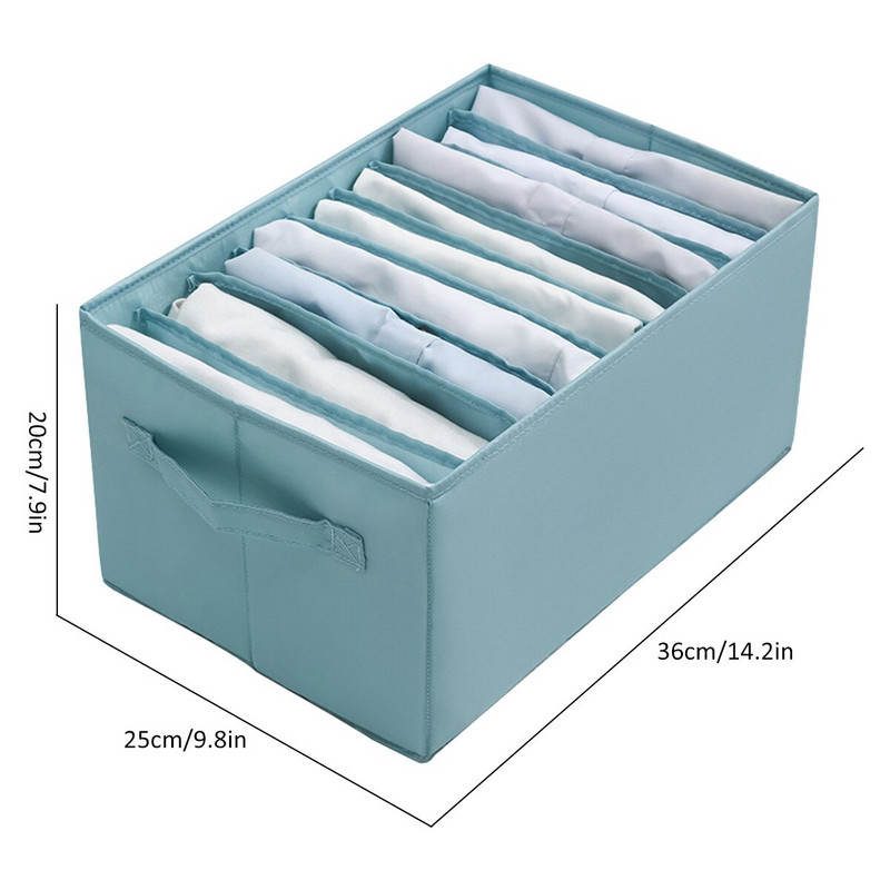 7/9 Gride Compartiment pentru haine Cutie de depozitare Sertar Cutie de separare plasă de stivuire Pantaloni Despărțitor de sertar Cutie de spălat Organizator de acasă