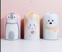 Naujas PEVA cilindro tipo medvilninis antklodės maišelis vandeniui atsparus spausdinimas medvilninis antklodės laikymo krepšys drabužių apdailos dulkių maišelis