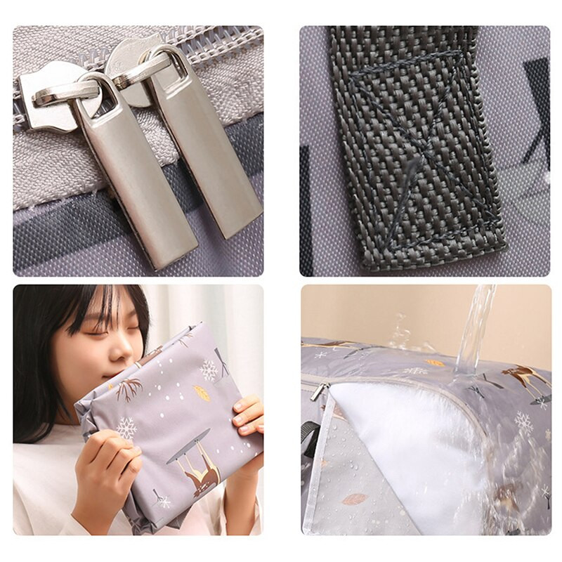 Antklodė Pagalvė Antklodė Organizatorius Sulankstomas laikymo krepšys Drabužiai Antklodė Antklodė Spinta Tvarkyti drabužių rūšiavimo krepšys Dropshipping