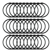 30 paketa prstenova za zavjese za tuš, kružne kuke za zavjese za kupaonicu, metalne nehrđajuće metalne kuke za prstenove za tuširanje