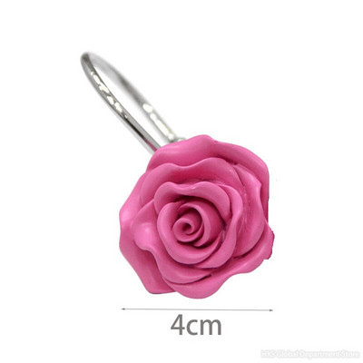 Cârlige pentru perdele roz Perdele de duș din oțel inoxidabil.