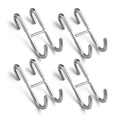 2/4 vnt. nerūdijančio plieno virš dušo stiklo durų kabliukas, skirtas vonios kambario berėmėms stiklinėms durims gręžti be pakabos vonios rankšluosčiai Pagrindinis puslapis