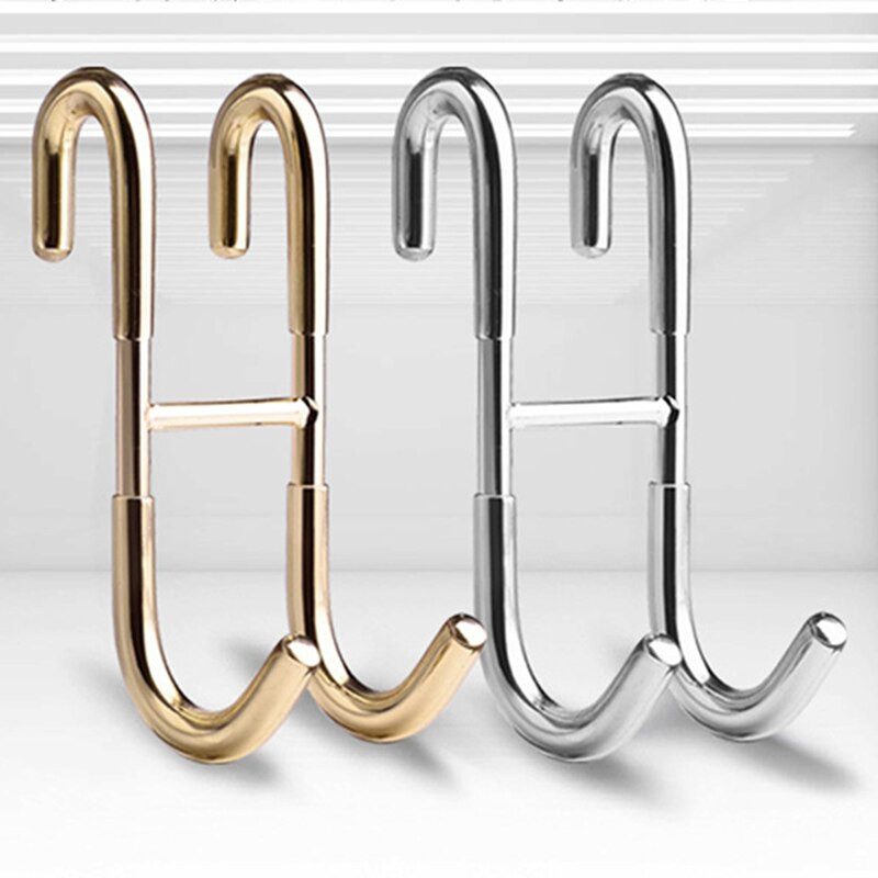 2/4 vnt. nerūdijančio plieno virš dušo stiklo durų kabliukas, skirtas vonios kambario berėmėms stiklinėms durims gręžti be pakabos vonios rankšluosčiai Pagrindinis puslapis