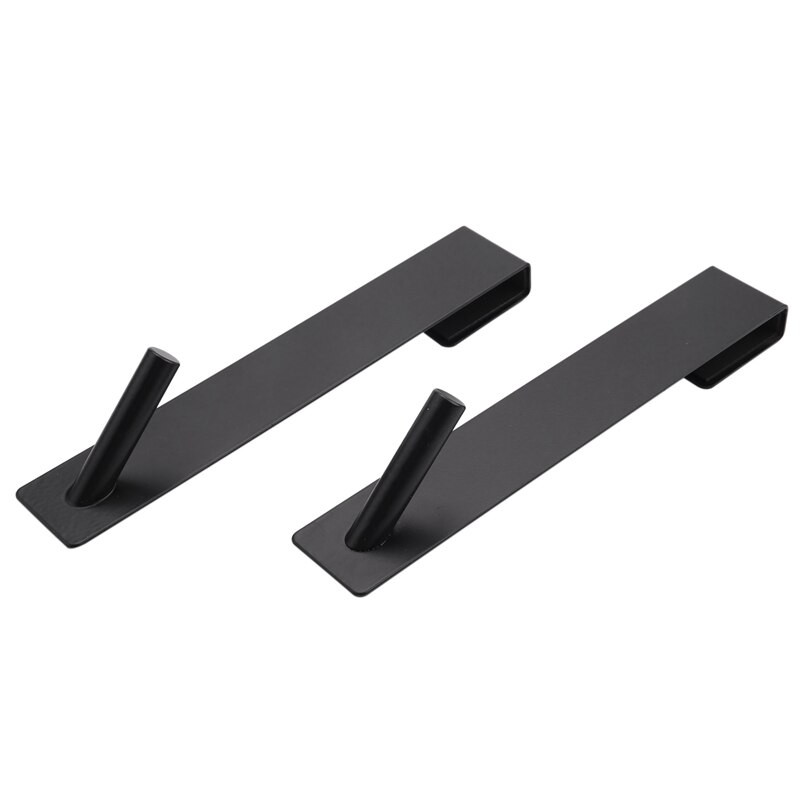 Törülközőtartó, meghosszabbított kampós üveg zuhanyajtótartó, rozsdamentes acél rúd akasztós tartó fürdőszobai polctartó rendszerező