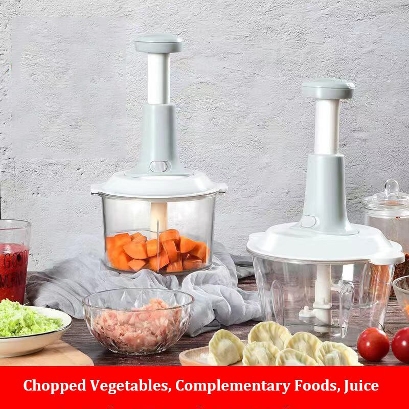 1,5/2 l Maišytuvas Virtuvės kombainas Virtuvė Galingas kiaušinių plaktuvas mėsmalė Daržovių smulkintuvas Smulkintuvas nerūdijančio plieno ašmenų pjaustytuvas