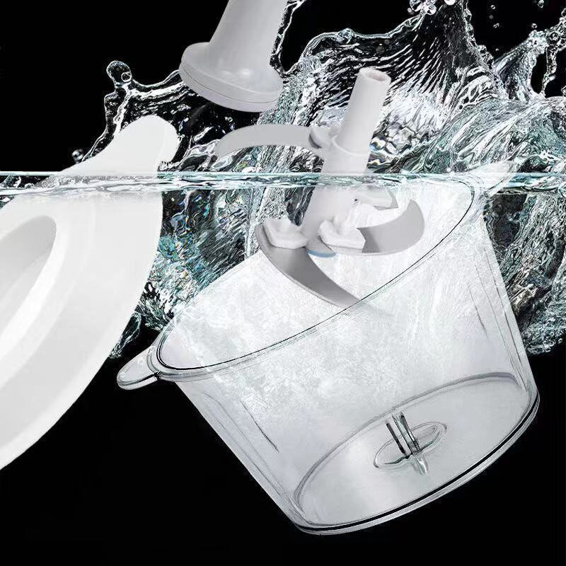 1,5/2 l Maišytuvas Virtuvės kombainas Virtuvė Galingas kiaušinių plaktuvas mėsmalė Daržovių smulkintuvas Smulkintuvas nerūdijančio plieno ašmenų pjaustytuvas