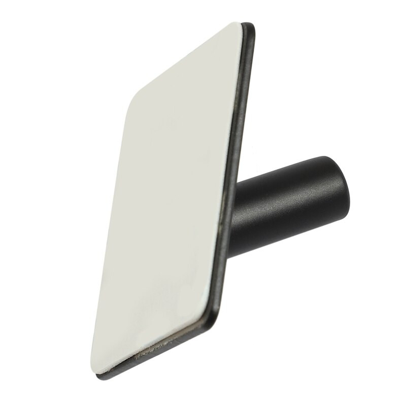 Закачалка за палта от неръждаема стомана 304 Черна кука за хавлиени кърпи Релса, самозалепващи се куки квадратни за кухня, баня, тоалетни шкафове, 4 P