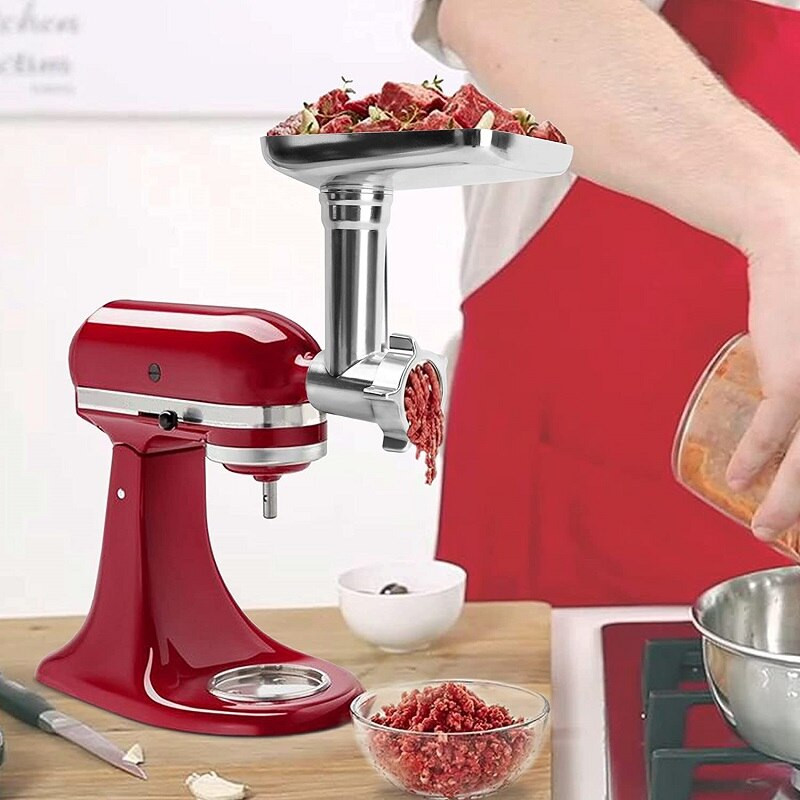 Maisto smulkintuvo priedas pjaustyklė ir smulkintuvas Dešros įdaras Mėsos įdaras, skirtas KitchenAid stovo maišytuvo priedai Drop Shipping