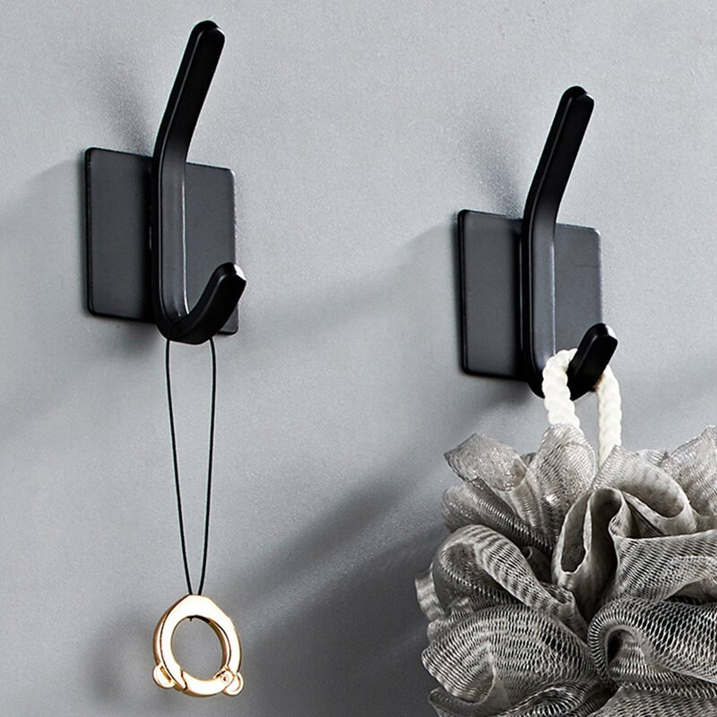 Törülközőkampó / ragasztókampó - Kabát / köntös / törölköző akasztós fürdőszobában / konyhában 4 részes készlet, vízálló alumínium ötvözet