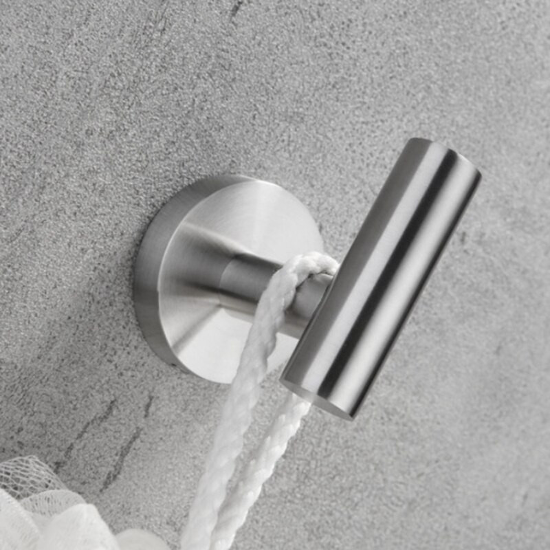 Šlifuoti paltų kabyklos Sieninis kablys, skirtas namų vonios kambariui, 2 vnt./komplektas