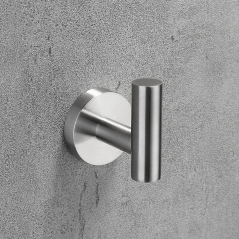 Šlifuoti paltų kabyklos Sieninis kablys, skirtas namų vonios kambariui, 2 vnt./komplektas