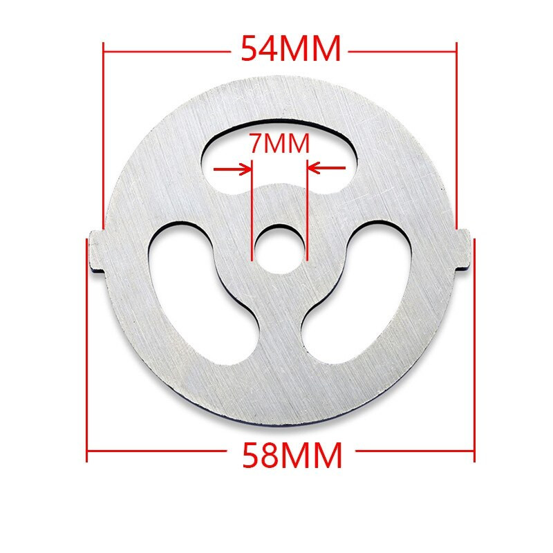 Нож за мелница от неръждаема стомана №5, подходящ за острието Издръжливи резервни части за месомелачка от неръждаема стомана Части за ръчни кухненски роботи 6/8/9 бр.