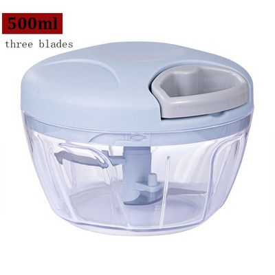 Миксер Кухненски робот Кухня Мощен блендер за яйца Месомелачка Чопър за зеленчуци Шредер Резачка с ножове от неръждаема стомана