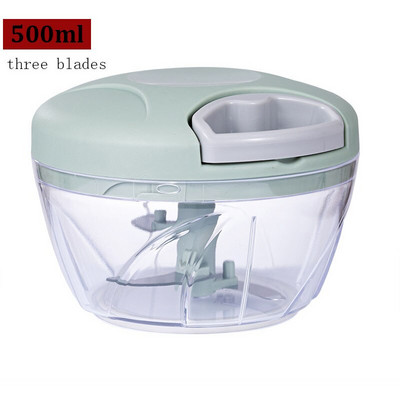 Миксер Кухненски робот Кухня Мощен блендер за яйца Месомелачка Чопър за зеленчуци Шредер Резачка с ножове от неръждаема стомана