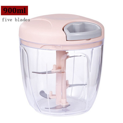 Миксер Кухненски робот Кухня Мощен блендер за яйца Месомелачка Чопър за зеленчуци Шредер Резачка с ножове от неръждаема стомана