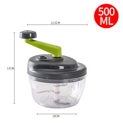 Mikser Kuhinjski procesor Kuhinjski ručni Snažni blender za jaja Mlinac za meso Sjeckalica za povrće Sjeckalica od nehrđajućeg čelika Dropshipping