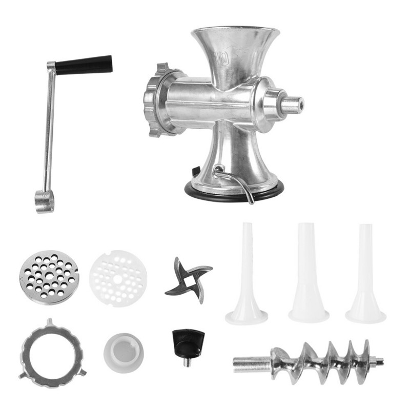 Rankinė mėsmalė mėsmalė makaronų gaminimo mašina Rankinė jautienos dešrelių gaminimo mašina virtuvė nerūdijančio plieno kiaulienos dešrelių užpildymo mašina