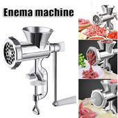 Mașină de tocat carne manuală, multifuncțională, din aliaj de aluminiu, instrument detașabil cu manivelă, mașină de clisma pentru accesorii de bucătărie de acasă