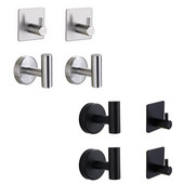 4 bucăți cârlig pentru prosoape, cârlig pentru halat, umeraș rezistent la ușă dulap haine cârlig dulap pentru baie bucătărie garaj