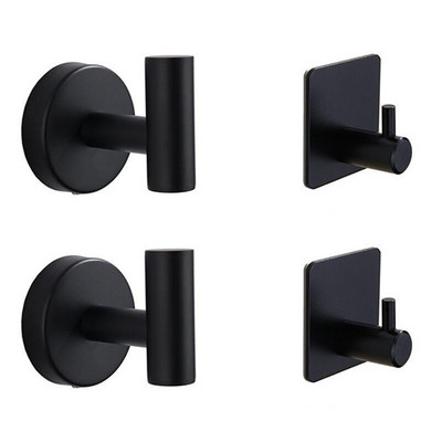 4 bucăți cârlig pentru prosoape, cârlig pentru halat, umeraș rezistent la ușă dulap haine cârlig dulap pentru baie bucătărie garaj