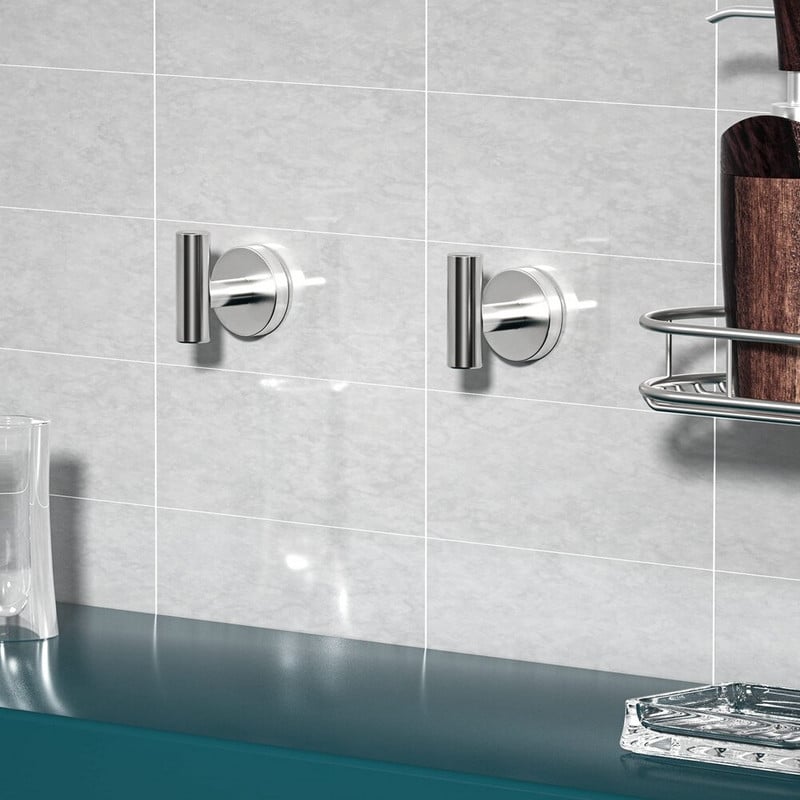 4 vnt Matinio juodo chalato kabliukai, tvirti durų kabykla Rankšluosčių chalatas drabužių spinta Spintelė kempinės kabliukas vonios kambariui