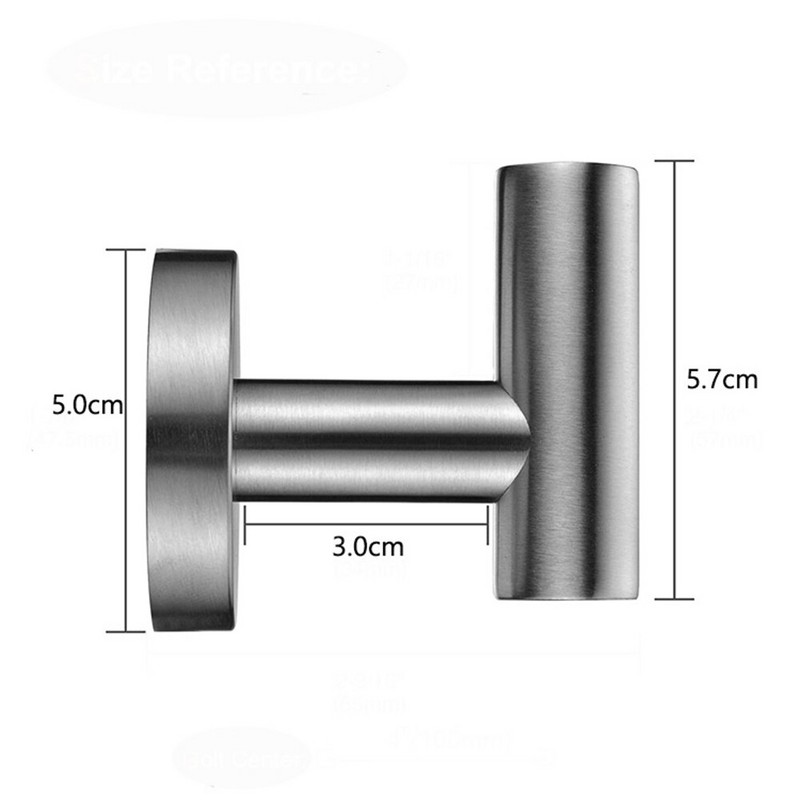 4 vnt Matinio juodo chalato kabliukai, tvirti durų kabykla Rankšluosčių chalatas drabužių spinta Spintelė kempinės kabliukas vonios kambariui