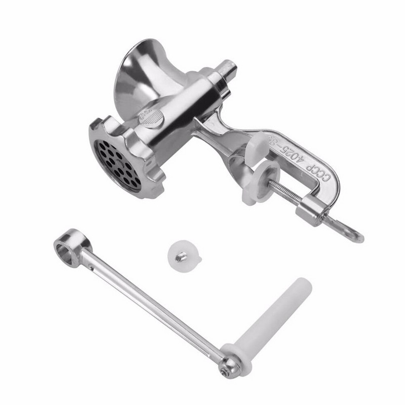 Ručni mlin za meso od nehrđajućeg čelika Ručna ručna mašina za mljevenje mesa Punilica za punjenje kobasica Kućna mljevena mašina za proizvodnju kobasica
