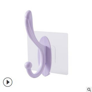 4db Varrat nélküli ragadós kampó erős öntapadó ajtófal Akasztó akasztós ruhatörülköző kulcstartó konyhai fürdő tároló rendszerező