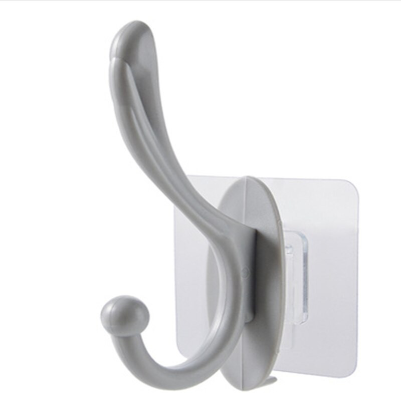 4db Varrat nélküli ragadós kampó erős öntapadó ajtófal Akasztó akasztós ruhatörülköző kulcstartó konyhai fürdő tároló rendszerező