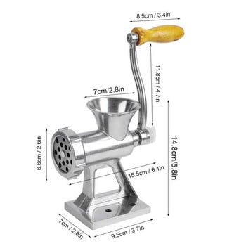 Ръчна месомелачка Инструменти за натрошено месо Ръчна манивела Машина за мелене на месо Мелница за черен пипер Домашна кухня Месо Brokentopie