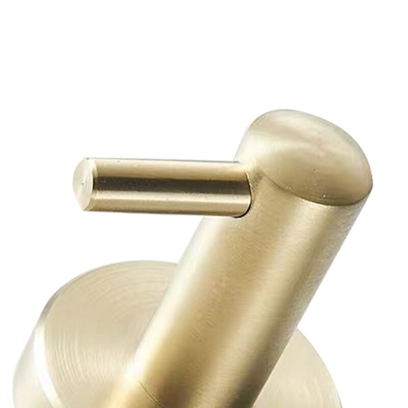 2 buc. cârlig pentru prosop de baie, modern, periat, aur, pentru prosop, montat pe perete, accesorii de baie din oțel inoxidabil