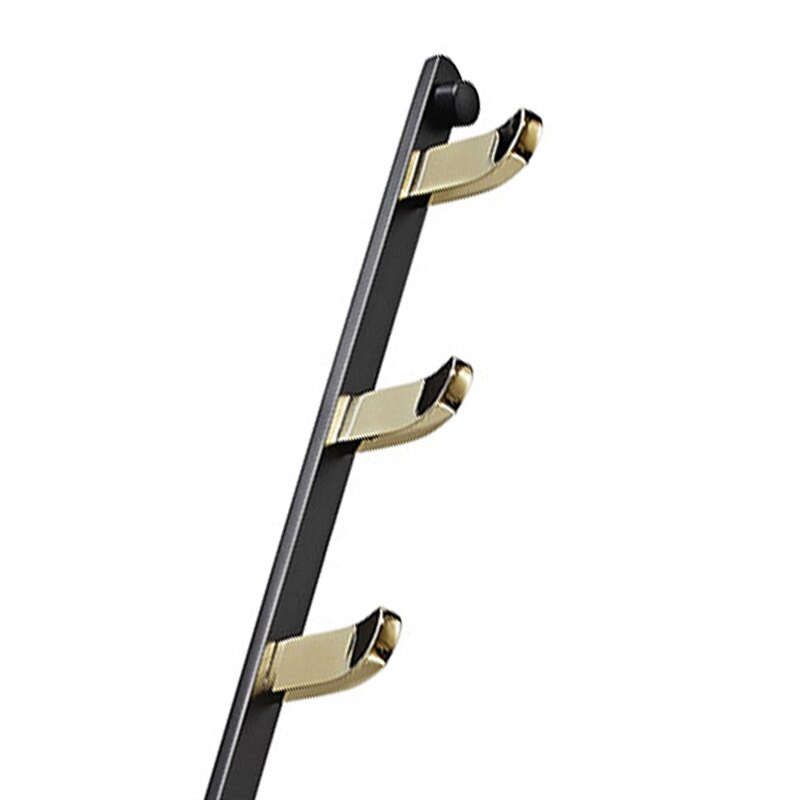 Kabliukas chalatui su 5 kabliukais, žalvarinis sieninis kablys, sieninis durų kablys, galinis kabliukas, vonios kambarys, rankšluosčių kablys