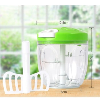 500/900ML Multifunction High Speedy Design Shredder Vegetable Fruit Twist Shredder Χειροκίνητος μύλος κρέατος Κόφτης σκόρδου