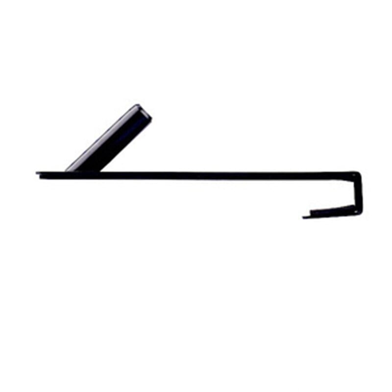 Zuhanyajtó akasztók Ajtófülek Fürdőszoba keret nélküli üveg zuhanyajtóhoz, Törülközőkampók, 2 csomag, fekete