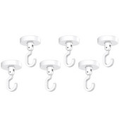 Stipraus klijavimo kablys prie lubų (6 vnt. pakuotėje) Sieninis kablys dušo kablys [Nepažeistas] [Tvirtas apkrovas]