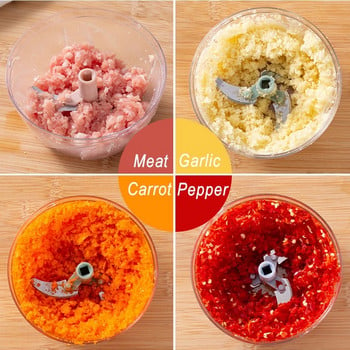 Multifunctional Vegetable Cutter Manual Ginger Garlic Crusher Chopper for Meat Fruit Vegetable Cutter Αξεσουάρ κουζίνας