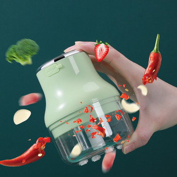 USB зареждане машина за месо джинджифил трошачка за зеленчуци чопър за храна Домашна кухня Инструмент за готвене за домашна кухня Джаджи