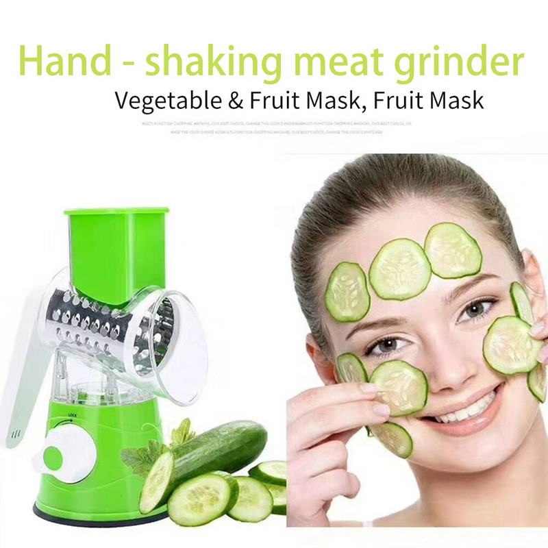 Brânză mărunțită Ustensile de bucătărie acţionate manual manual pentru casă legume carne răzătoarea economisirii forţei de muncă cu rolă tăietor tăietor feliere fructe