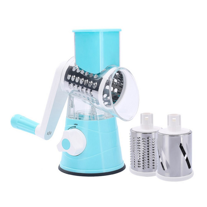 Brânză mărunțită Ustensile de bucătărie acţionate manual manual pentru casă legume carne răzătoarea economisirii forţei de muncă cu rolă tăietor tăietor feliere fructe