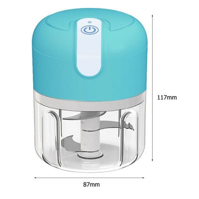 Mini tocator electric de carne pentru alimente pentru usturoi, fructe, ghimbir, pentru tăiat legume, piure, mașină de blender pentru suplimente alimentare pentru copii